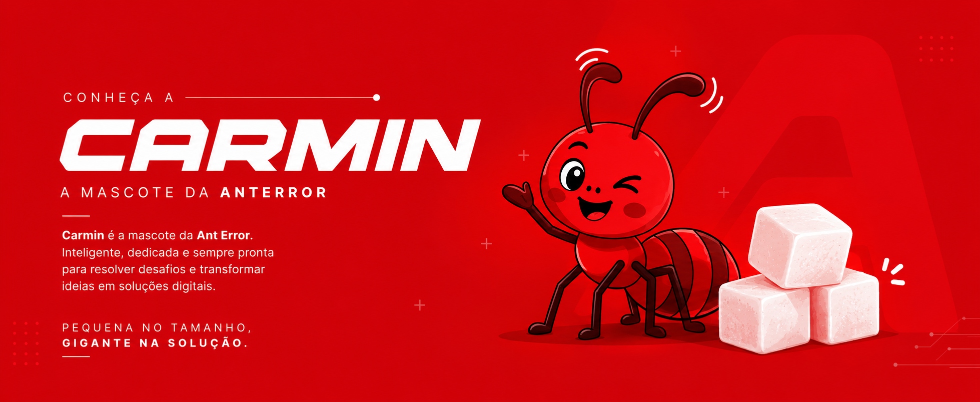 Carmin, mascote da ANT.ERROR